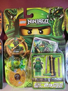 LEGO NINJAGO SPINJITZU LLOYD ZX #9574 Green Ninja Minifigure   Sealed 