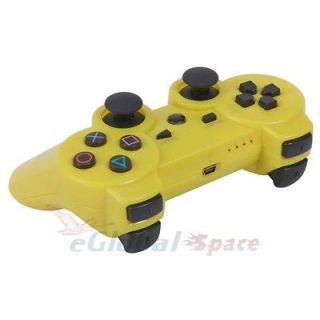 Bluetooth Wireless Game Controller for Sony PS3 Yellow 