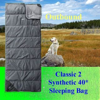 outbound 40 f classic ll synthetic sleeping bag expedited shipping