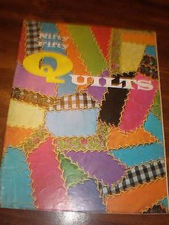 nifty fifty quilts 1974 sewing quilting booklet 