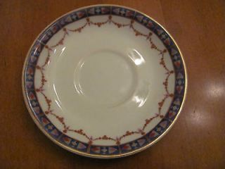   UC France tribal rim with garland saucer for Marshall Fields Chicago