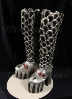 KISS GENE SIMMONS DESTROYER HALLOWEEN COSTUME BOOTS   size 8 9