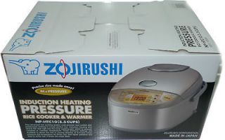 Zojirushi NPHTC10XJ 5 Cup IH Heating Pressure Cooker FREE CLEAVER
