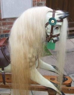 BEST Quality Rocking Horse Hair Mane,Tail & Forelock set ON HIDE 