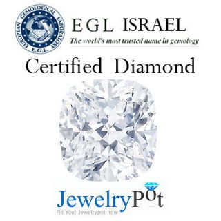   SI1 Cushion EGL Israel Certified & Genuine Natural Loose Diamond Stone