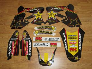   SUZUKI DRZ 400 Team Rockstar Motocross Graphics Dirt bike Graphic kit