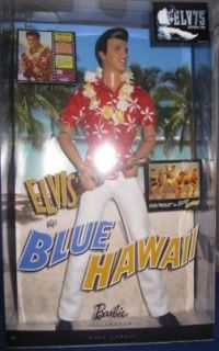 BARBIE COLLECTORS ELVIS PRESLEY (BLUE HAWAII) DOLL NRFB