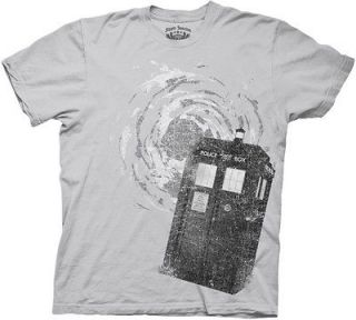 Dr. Who Distressed Tardis Vortex Sci Fi Doctor TV BBC Adult Large T 