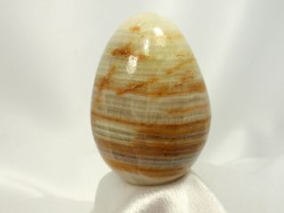  Carved Easter Display EGG Quartz Rock Crystal Marble #2   FREE SHIP