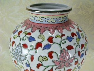 macau porcelain hand decorated signed vase ec 