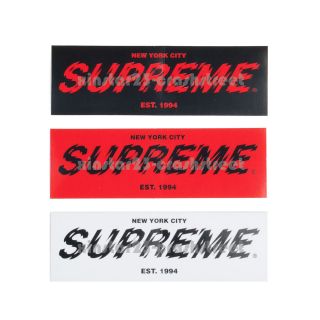Supreme FW12 77 Logo sticker (multi Color) box camp cap tee sweater 