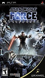   THE FORCE UNLEASHED (2008) Sony PSP Video Game COMPLETE lucasarts F3