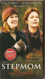 Stepmom (VHS, 1999) Julia Roberts SUSAN SARANDON Ed Harris See $2 Deal