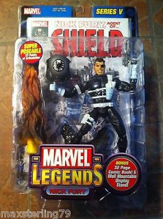 Marvel Legends NICK FURY Figure Series V Toy biz 6 SHIELD Avengers 