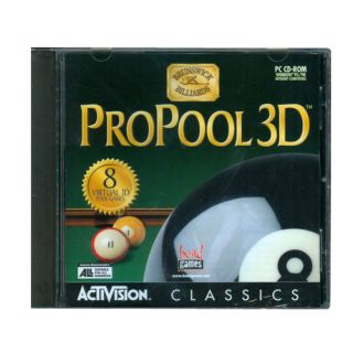 Brunswick Billiards Pro Pool 3D PC, 1997