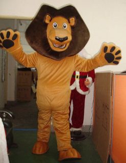 Madagascar Alex Lion Mascot Costume Suit Fancy Dress SKU 1388499653 