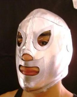 El Santo Silver WWE Wrestling Mask RAW Smack Down Mexican Luchador 