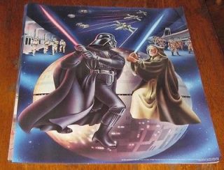 ORIGINAL VTG 1978 STAR WARS A New Hope MOVIE POSTER Darth Vader Obi 