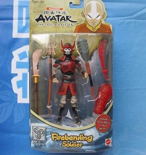 Mattel Avatar The Last Airbender Air Series firebending soldier figure 
