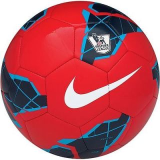 NIKE T90 Total 90 LEAGUE EPL Soccer Ball 2012 NEW Red/Navy/Sky Size 