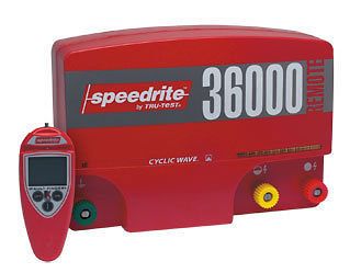 SPEEDRITE 36000RS ELECTRIC FENCE CHARGER ENERGIZER 36J FREE REMOTE 