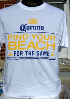 corona extra beer t shirt white 1 beach new size xl