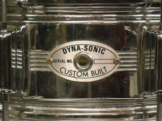 vintage rogers dyna sonic sonic snare drum 14 x 5  399 00 