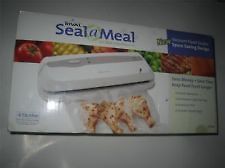 Rival Seal A Meal Vacumm Sealer Food Saver Open Retail Boxed w/ Bags 