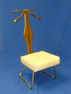 Chic 60s Mid Century Modern Setwell Valet Chair * Chic Iron Metal 
