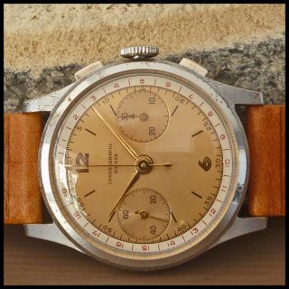 40s Bovet Frères & Cie Chronographe Suisse Vintage Watch 17j HW 