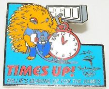   Olympic Collectible Mascot Pin   Millies Gearing Up For the Games