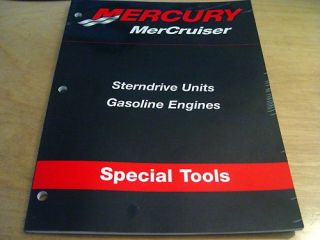 Mercruiser Stern Drive Special Tools Gas Engines Manual 90 806737 