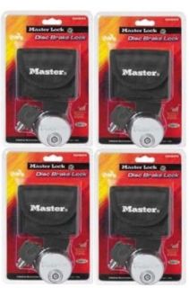 New Master Lock Motorcycle Disc Brake Lock 8305DPS Lighted Key