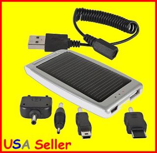  Solar Mobile 4440mWh Power Cell Phone Charger for Samsung Nokia Sony