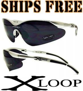 Loop Mens Sports Sunglasses UV 400 Protection Golf Cycling Fishing 