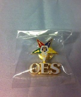 order of the eastern star oes symbol lapel pin new