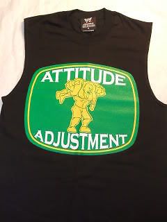 john cena attitude adjustment wwe sleeveless t shirt