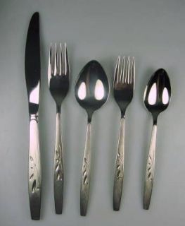 Oneida Will O Wisp Stainless PLACE SETTING   Five piece   Excellent