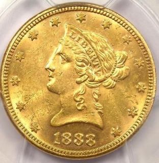 Newly listed 1888 Liberty Gold Eagle $10   PCGS MS62   Rare 