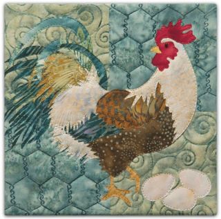 mckenna ryan quilt pattern all cooped up rooster eggs time