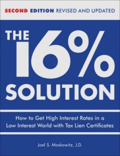   with Tax Lien Certificates by Joel S. Moskowitz 2009, Hardcover