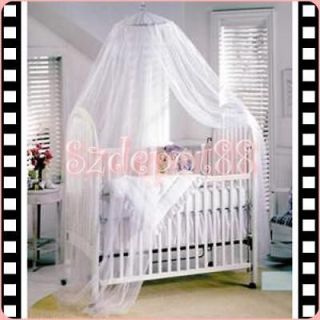 white baby girl boy mosquito bed canopy crib netting time left $ 12 33 