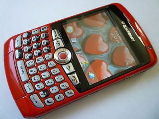 BLACKBERRY 8310 CURVE AT&T T MOBILE RED NEW HOUSING WORKS WITH ANY SIM 