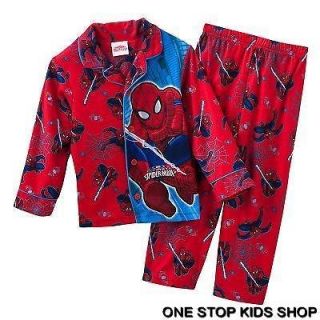   Toddler Boys 2T 3T 4T Flannel Pjs Set PAJAMAS Shirt Pants MARVEL Hero