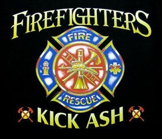 fire fighter fire man kick ash sweatshirt t shirt returns
