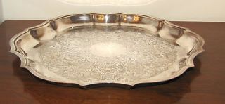 International Silver Company Chippendale Pattern Serving Tray