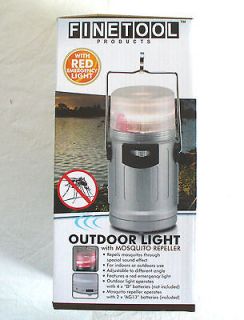 Outdoor Light With Mosquito Repeller and Red Emergency Light