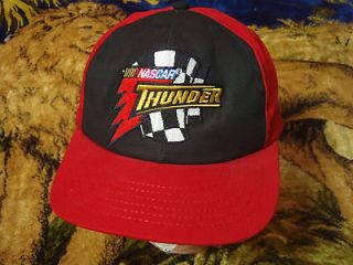 Vintage Nascar Thunder Snap Back Trucker Hat Clean Adjustable One Size 