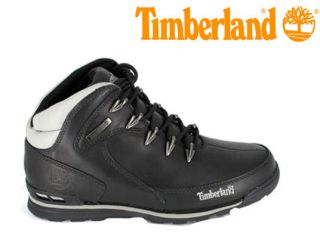 NEW MENS HOMMES TIMBERLAND EURO ROCK HIKER BOOTS BLACK 6163R ALL 