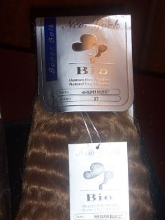   Human Hair extensions Super Bulk 12 Dk Auburn NEW Priced by Pair